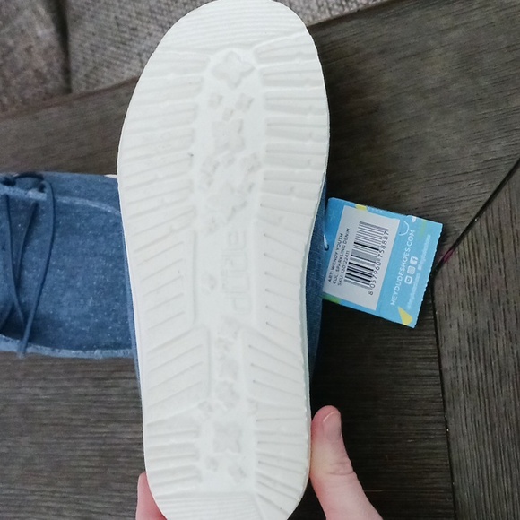 NWT Hey Dude Wendy Youth Sparkling Denim Size US Y1-L2 - Picture 5 of 5